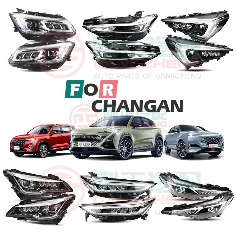 Wholesale One Stop Complete LED Headlights Assembly Auto Part For Changan HONOR CS55 CS75 EADO RAETON UNI-T UNI-K UNI-V BENBEN